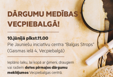 Dārgumu medības Vecpiebalgā