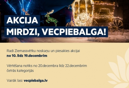 Notiks akcija &quot;Mirdzi, Vecpiebalga!&quot;