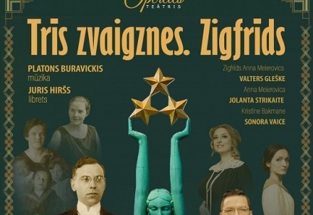 Biogrāfiskā stāsta ekranizācija "Trīs zvaigznes.Zigfrīds" Kaives kinozālē