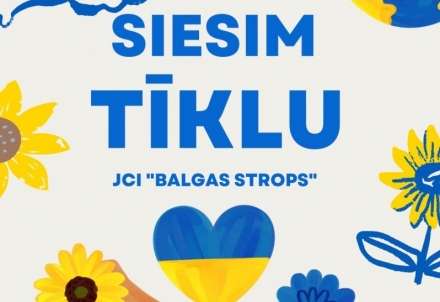 Maskēšanās tīklu siešana Ukrainas armijai JIC "Balgas strops" telpās