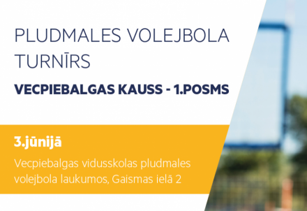Pludmales volejbola turnīrs "Vecpiebalgas kauss" 1.posms
