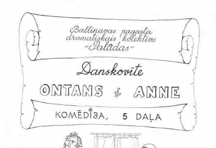 Baltinavas pagasta dramatiskā kolektīva "Palādas" izrāde Dzērbenes Augstajā kalnā