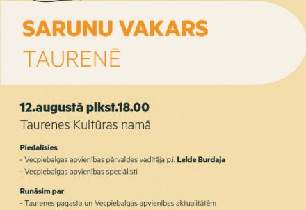 Sarunu vakars Taurenē