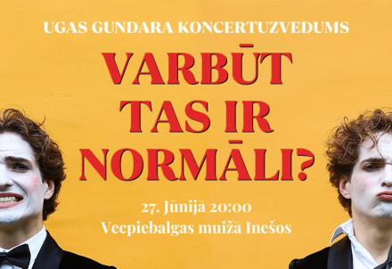 Koncertuzvedums VARBŪT TAS IR NORMĀLI?