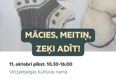 Mācies, meitiņ, zeķes adīt!