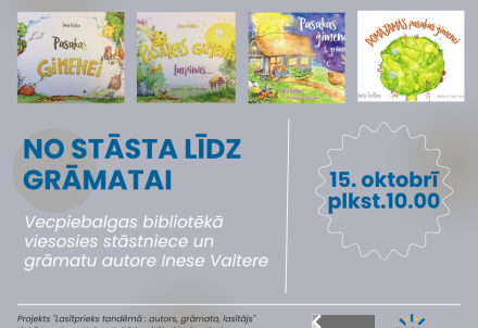 Izzinošā nodarbība mazajiem lasītājiem "No stāsta līdz grāmatai"