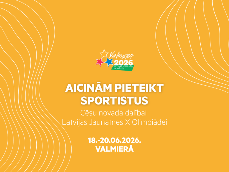 Rosinām novada sporta biedrības un klubus plaši pārstāvēt novadu Latvijas Jaunatnes X Olimpiādē