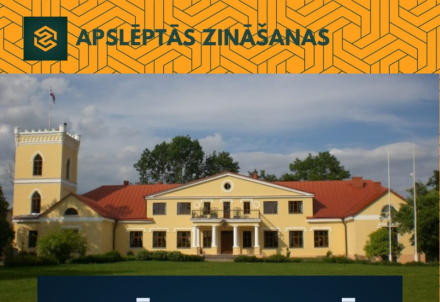 Erudīcijas spēle "Apslēptās zināšanas" Dzērbenes pilī