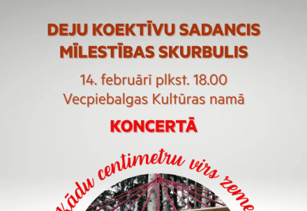 Deju kolektīvu sadancis "Mīlestības skurbulis" Vecpiebalgā