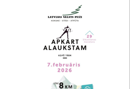 Distanču slēpošanas maratons "Apkārt Alaukstam"