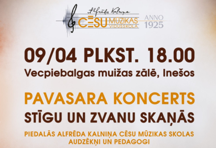 Pavasara koncerts STĪGU UN ZVANU SKAŅĀS