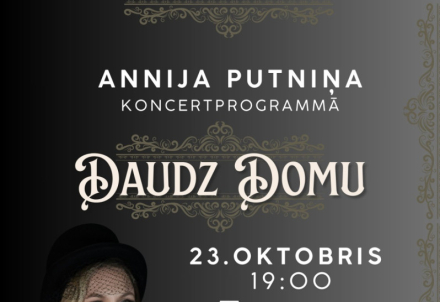 Annija Putniņa koncertprogrammā "Daudz Domu"